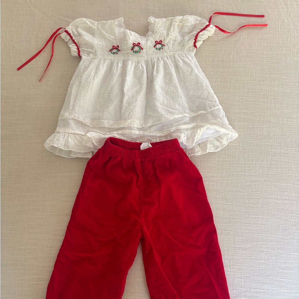 Christmas Embroidered Set